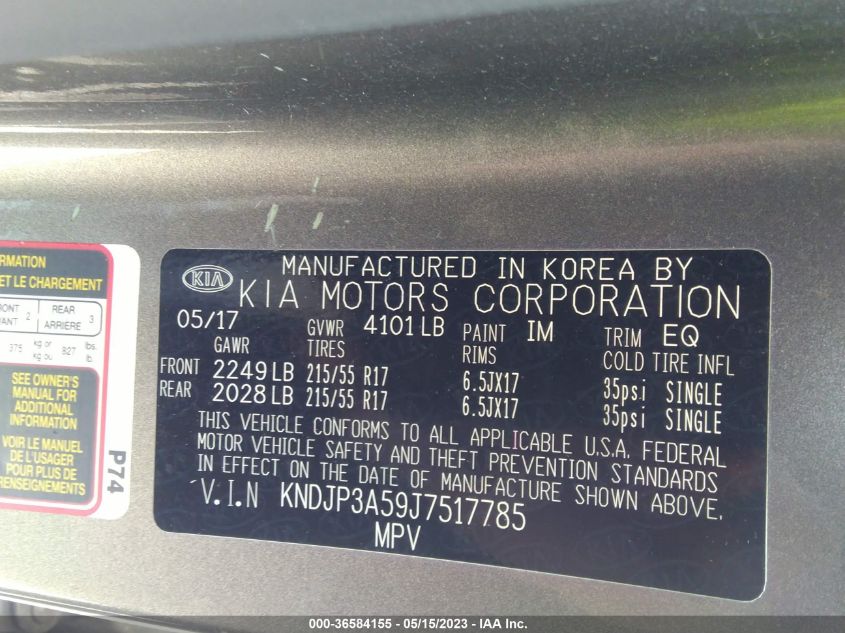 2018 KIA SOUL + - KNDJP3A59J7517785