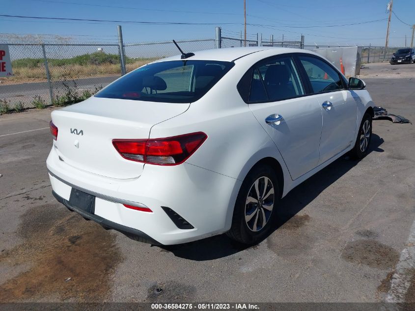 2022 KIA RIO S - 3KPA24AD9NE501149