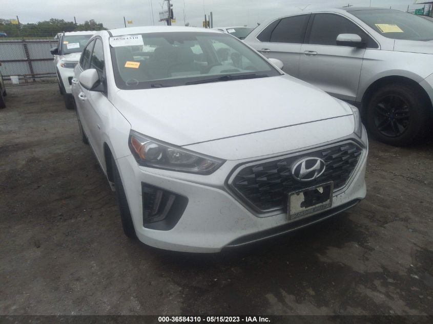 2020 HYUNDAI IONIQ HYBRID SE - KMHC75LC0LU195411