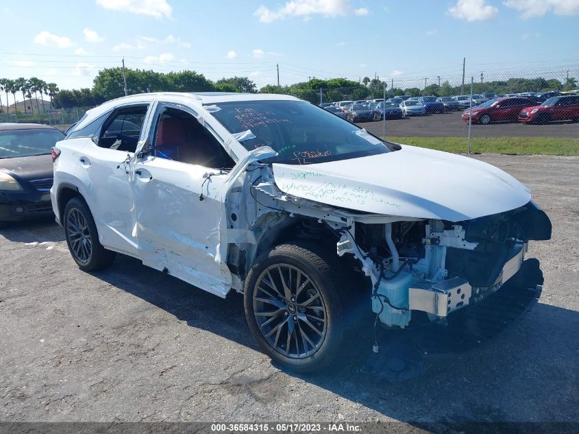 2022 LEXUS RX RX 350 F SPORT HANDLING - 2T2YZMDA2NC363380