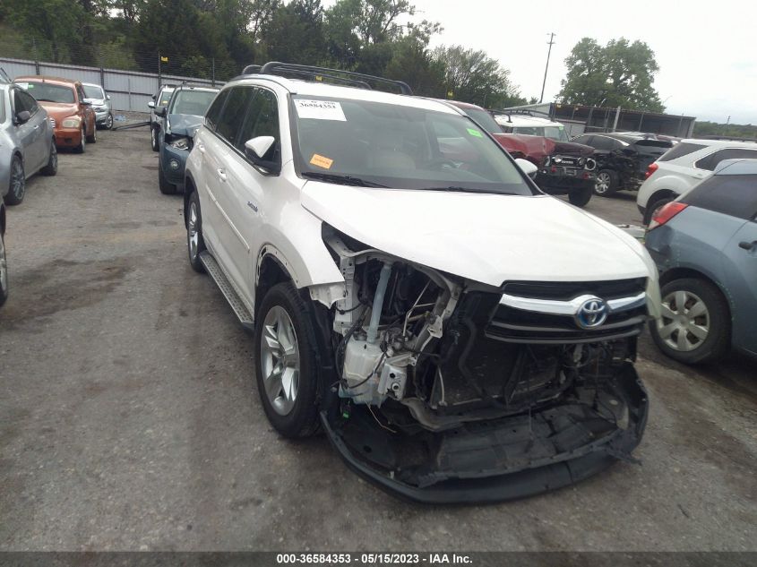 2015 TOYOTA HIGHLANDER HYBRID LIMITED - 5TDDCRFH1FS010214