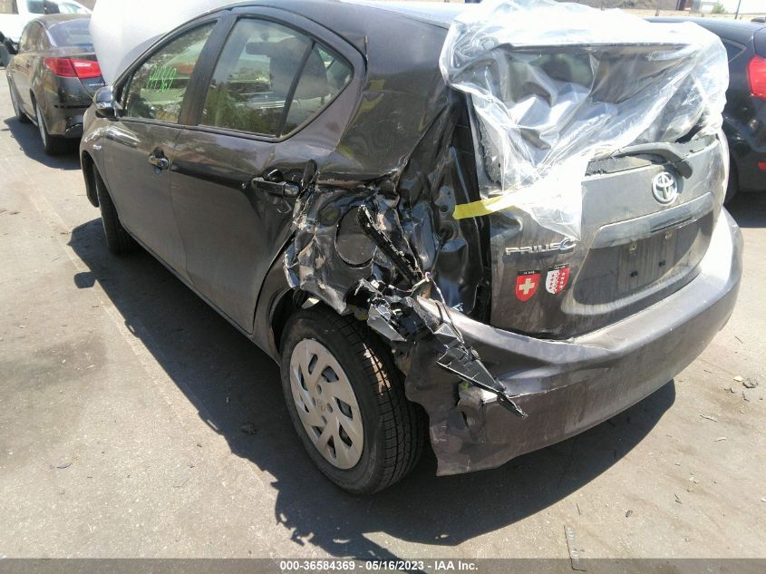 2016 TOYOTA PRIUS C ONE/TWO/THREE/FOUR - JTDKDTB31G1122988