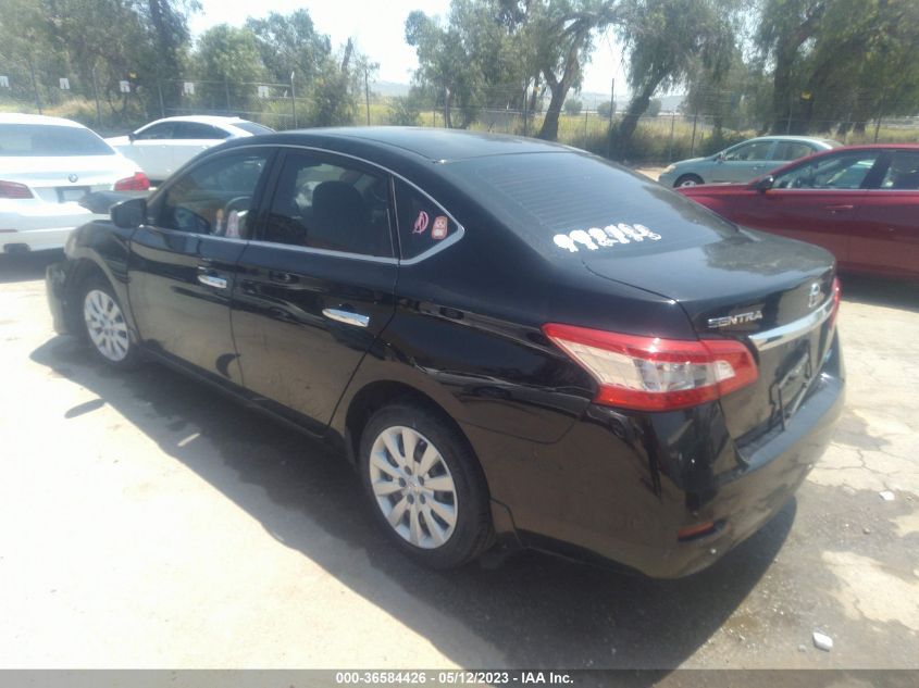 2014 NISSAN SENTRA S/FE+ S/SV/FE+ SV/SR/SL - 3N1AB7APXEY256696