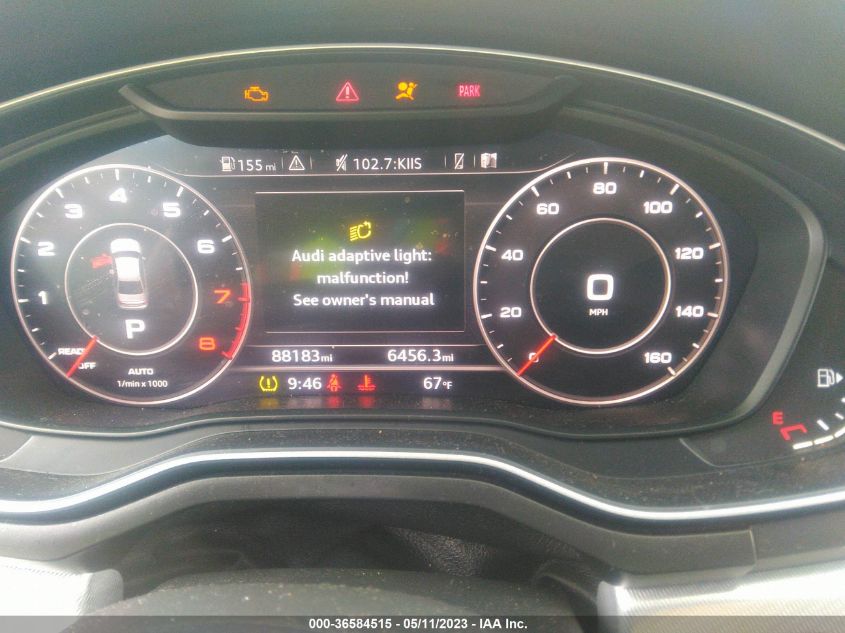 2017 AUDI A4 PREMIUM PLUS - WAUENAF42HN001783