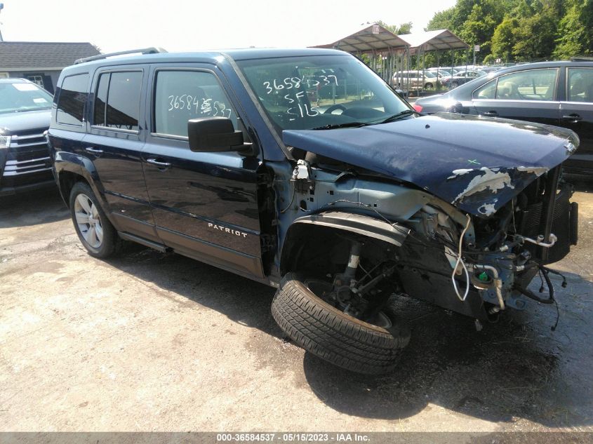 2017 JEEP PATRIOT LATITUDE - 1C4NJPFB5HD154146