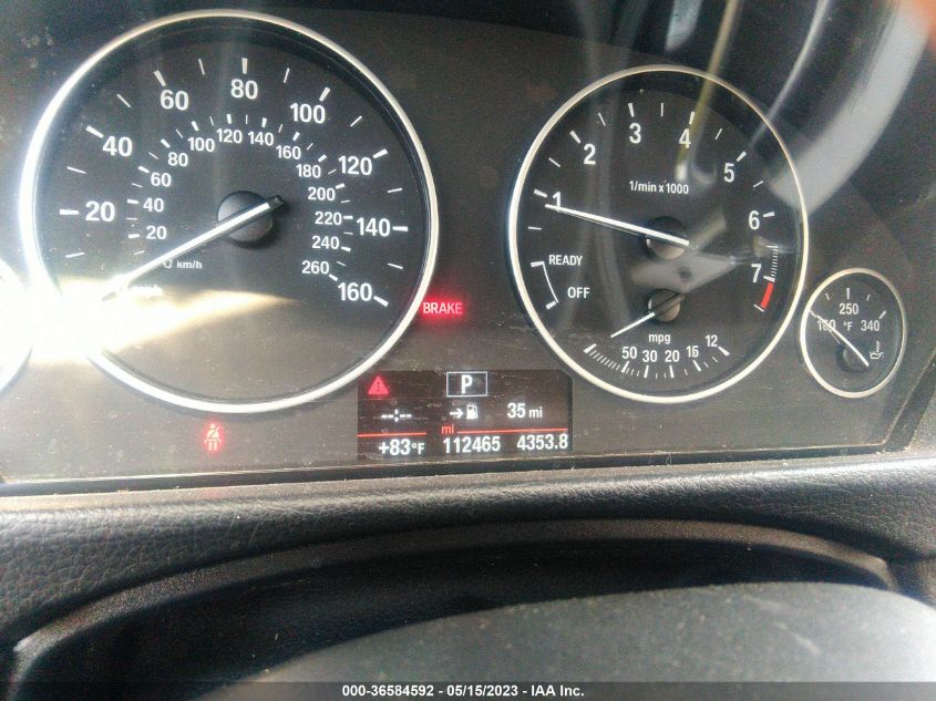 2015 BMW 3 SERIES 320I - WBA3B1C53FK139747