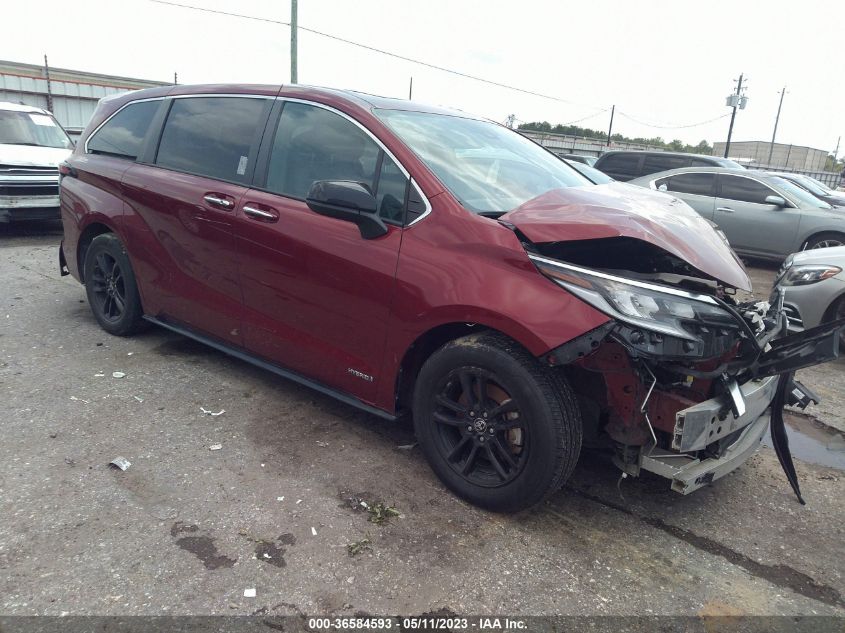 5TDXSKFC4MS020728 2021 TOYOTA SIENNA, photo no. 1