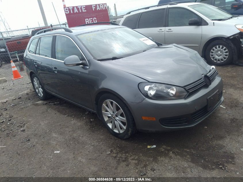 2014 VOLKSWAGEN JETTA SPORTWAGEN TDI W/SUNROOF - 3VWPL7AJ6EM600996
