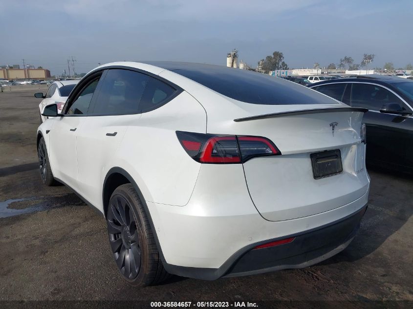 2022 TESLA MODEL Y PERFORMANCE - 7SAYGDEF9NF366103