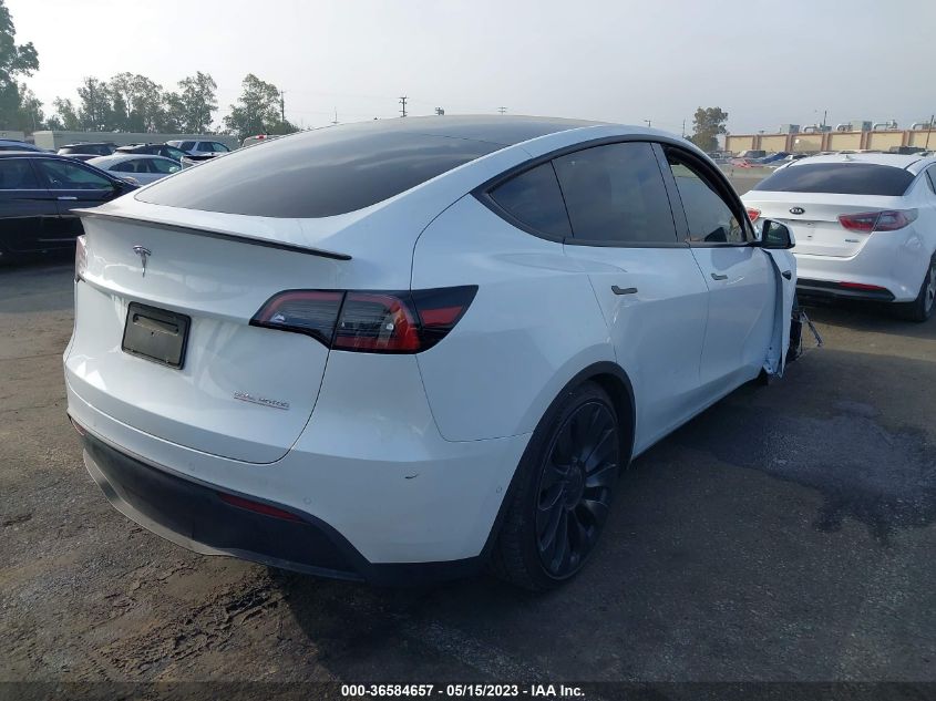 2022 TESLA MODEL Y PERFORMANCE - 7SAYGDEF9NF366103