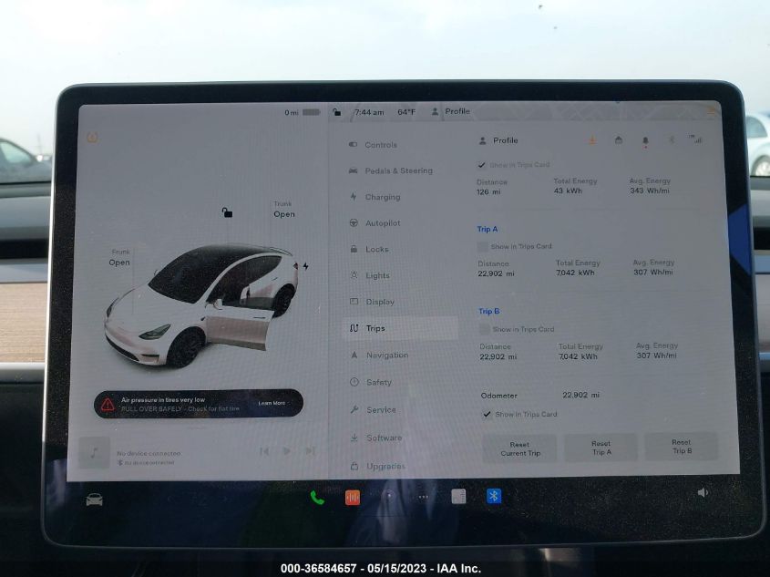 2022 TESLA MODEL Y PERFORMANCE - 7SAYGDEF9NF366103