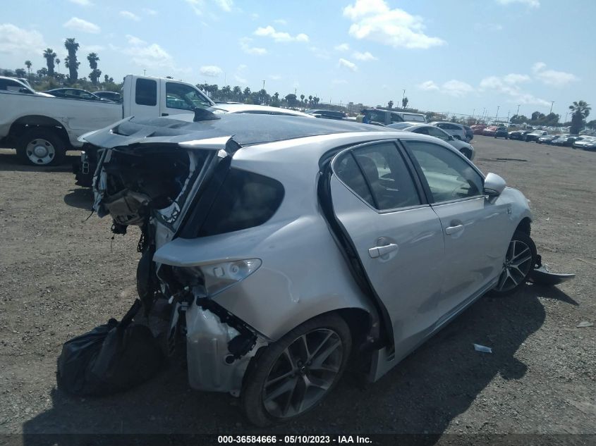 2016 LEXUS CT 200H HYBRID - JTHKD5BH2G2252665