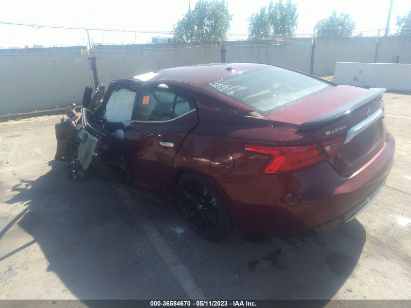 2017 NISSAN MAXIMA SR - 1N4AA6AP9HC382609