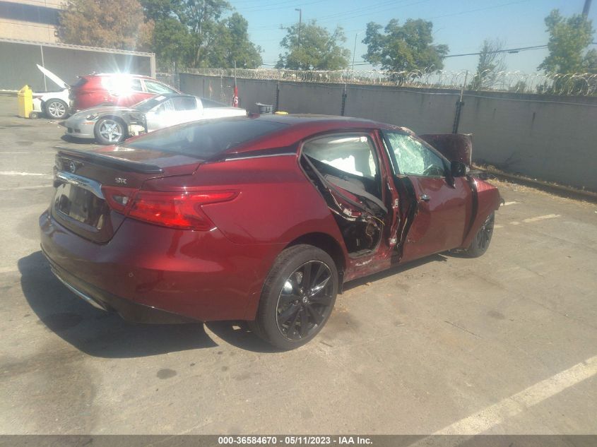 2017 NISSAN MAXIMA SR - 1N4AA6AP9HC382609