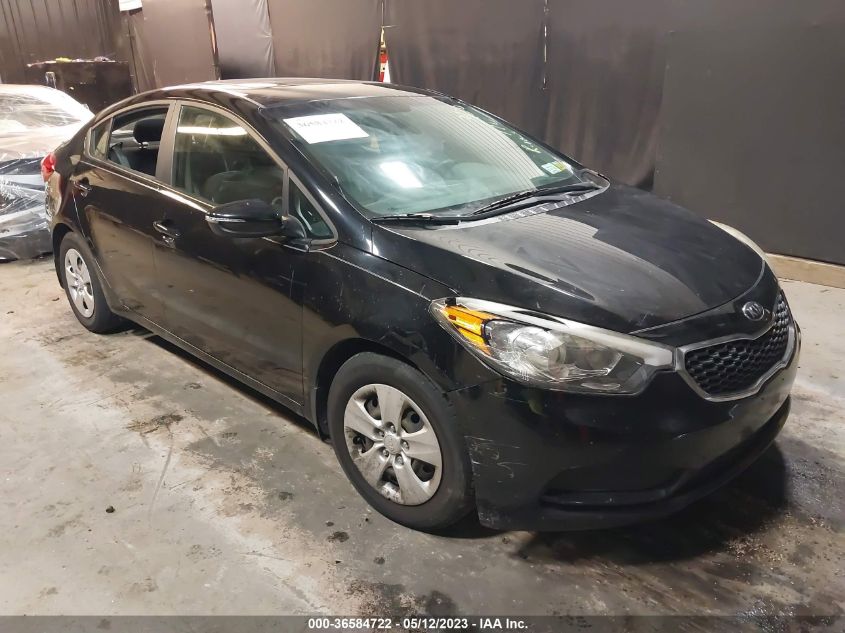 2016 KIA FORTE LX - KNAFX4A6XG5555953