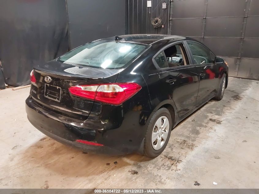 2016 KIA FORTE LX - KNAFX4A6XG5555953