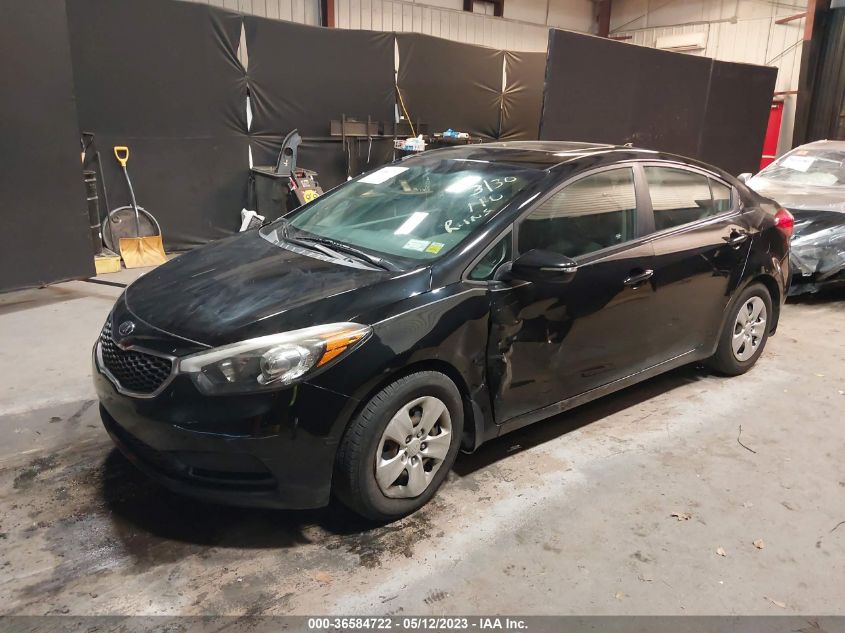 2016 KIA FORTE LX - KNAFX4A6XG5555953