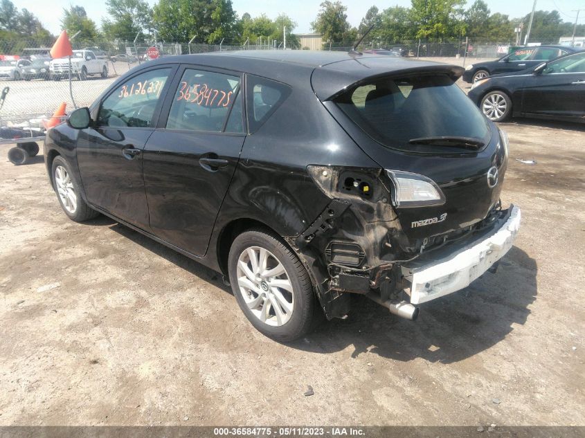 2013 MAZDA MAZDA3 I GRAND TOURING - JM1BL1M76D1724546