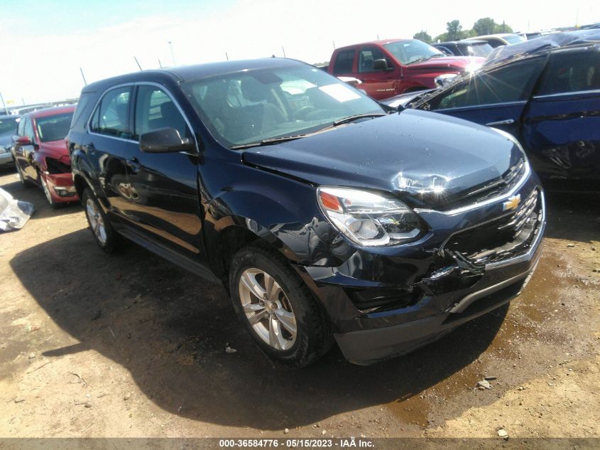 2016 CHEVROLET EQUINOX LS - 2GNALBEK9G6232431