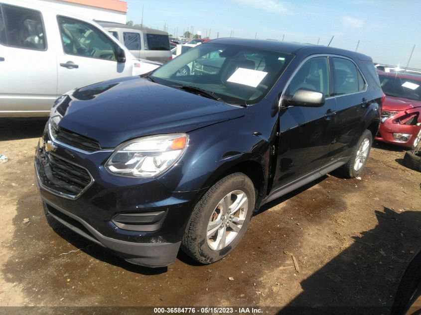 2016 CHEVROLET EQUINOX LS - 2GNALBEK9G6232431