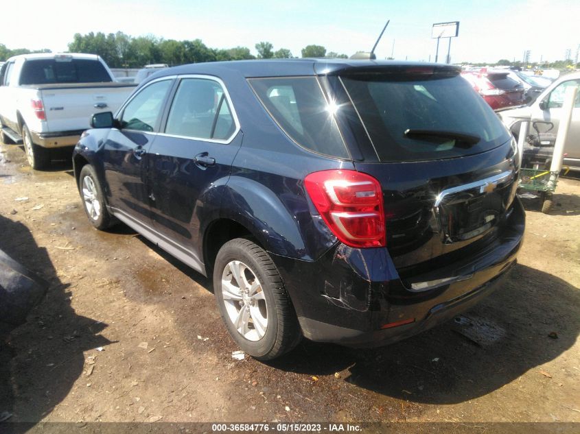 2016 CHEVROLET EQUINOX LS - 2GNALBEK9G6232431