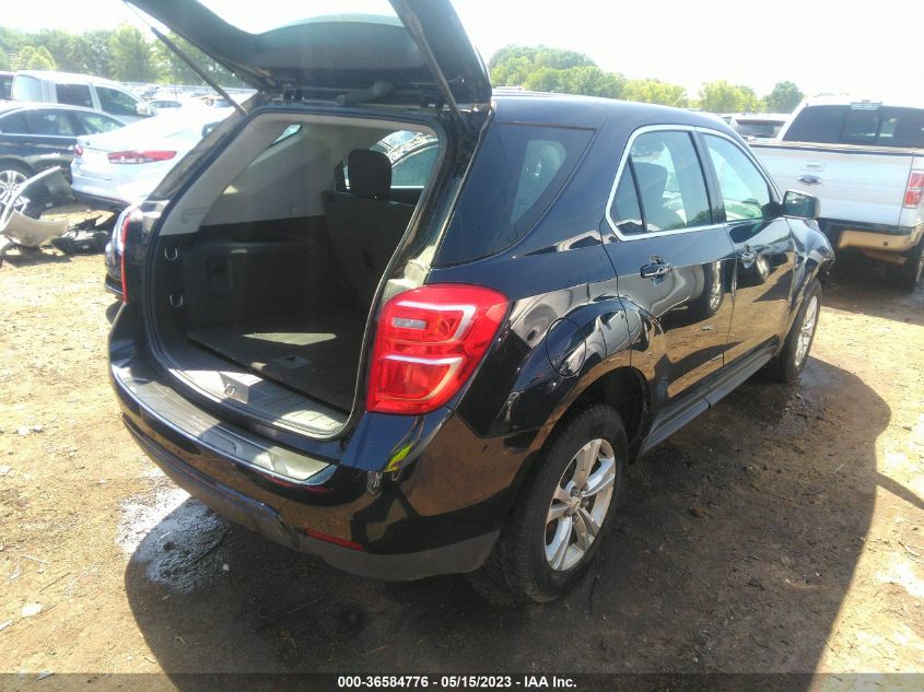2016 CHEVROLET EQUINOX LS - 2GNALBEK9G6232431