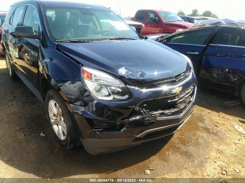 2016 CHEVROLET EQUINOX LS - 2GNALBEK9G6232431