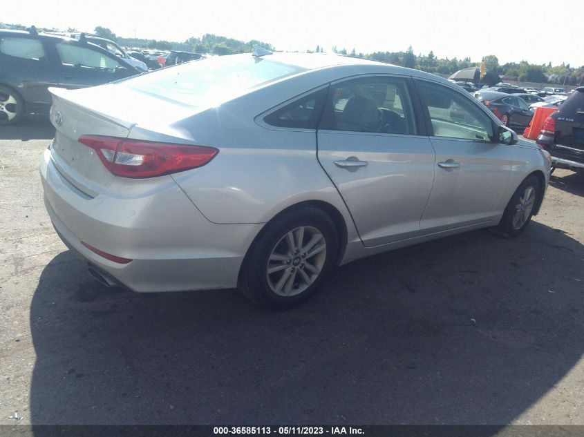 2016 HYUNDAI SONATA 2.4L SE - 5NPE24AF8GH328970