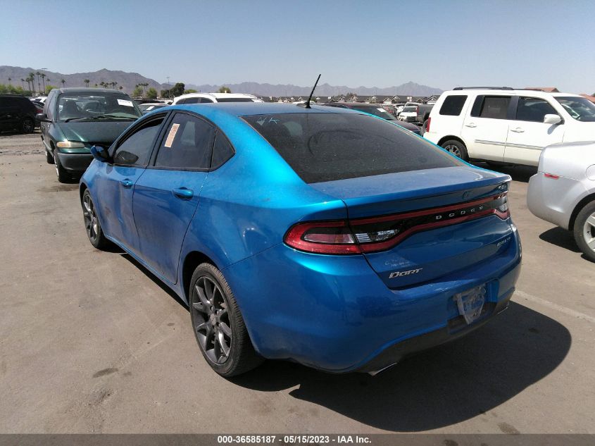 2015 DODGE DART SXT - 1C3CDFBB3FD267741