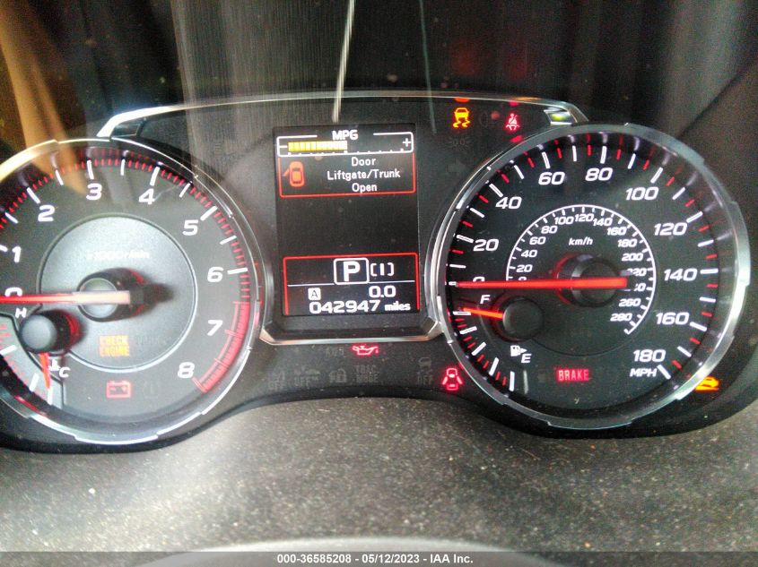 2018 SUBARU WRX LIMITED - JF1VA1F63J8818979