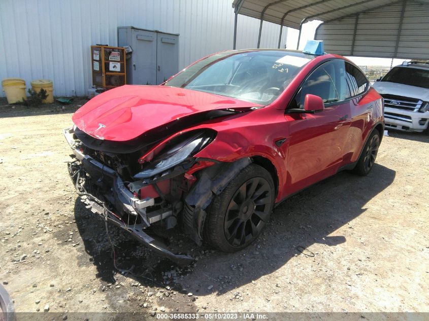 2020 TESLA MODEL Y LONG RANGE/PERFORMANCE - 5YJYGDEF3LF036547