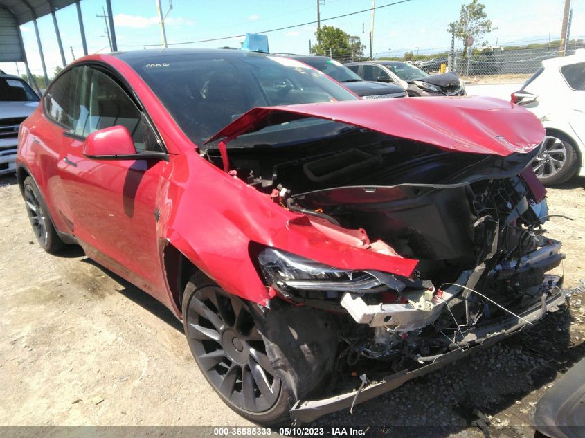 2020 TESLA MODEL Y LONG RANGE/PERFORMANCE - 5YJYGDEF3LF036547