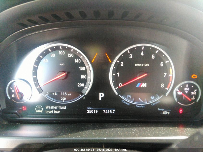 2017 BMW X5 M - 5YMKT6C58H0R79537