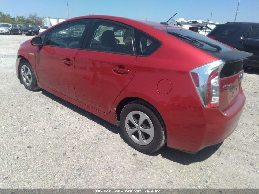 2014 TOYOTA PRIUS FOUR/FIVE/THREE/ONE/TWO - JTDKN3DU6E0366058