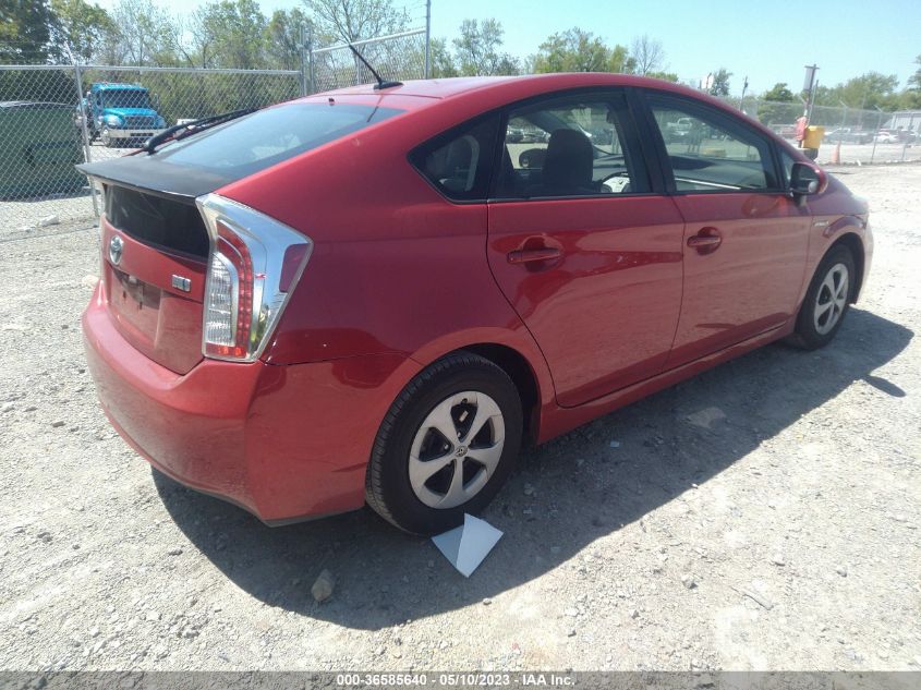 2014 TOYOTA PRIUS FOUR/FIVE/THREE/ONE/TWO - JTDKN3DU6E0366058