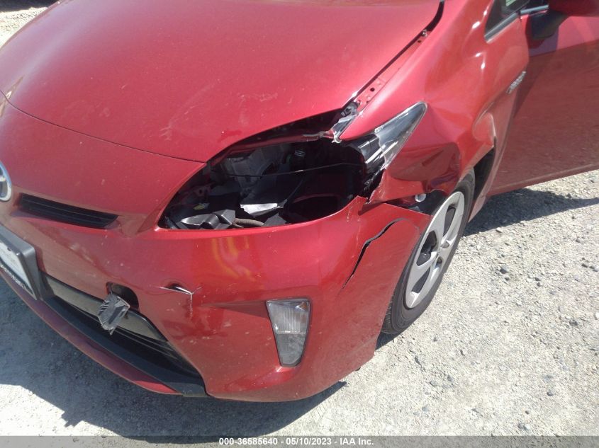 2014 TOYOTA PRIUS FOUR/FIVE/THREE/ONE/TWO - JTDKN3DU6E0366058