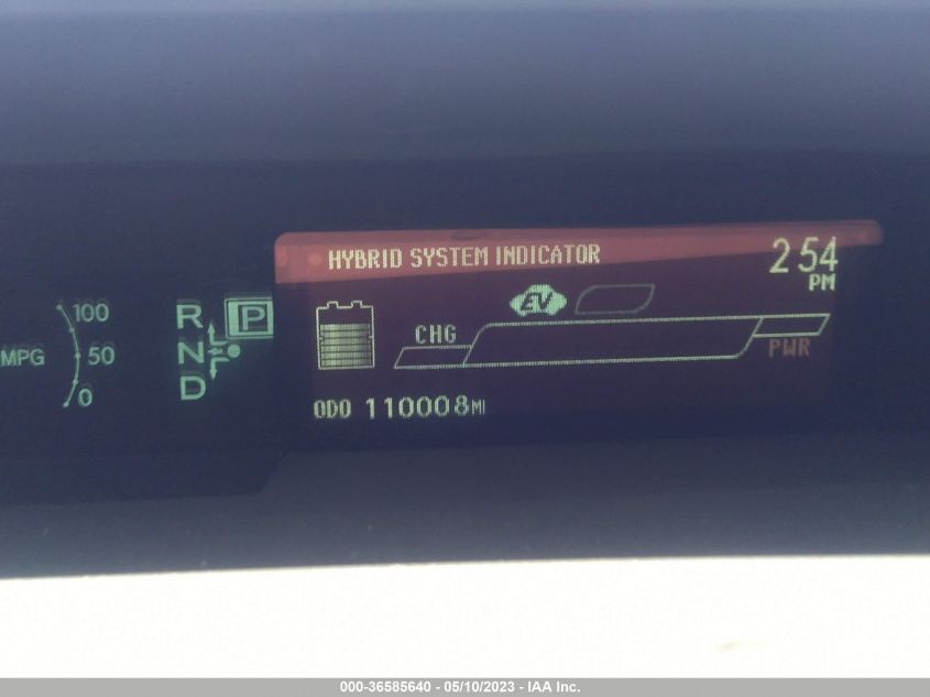 2014 TOYOTA PRIUS FOUR/FIVE/THREE/ONE/TWO - JTDKN3DU6E0366058