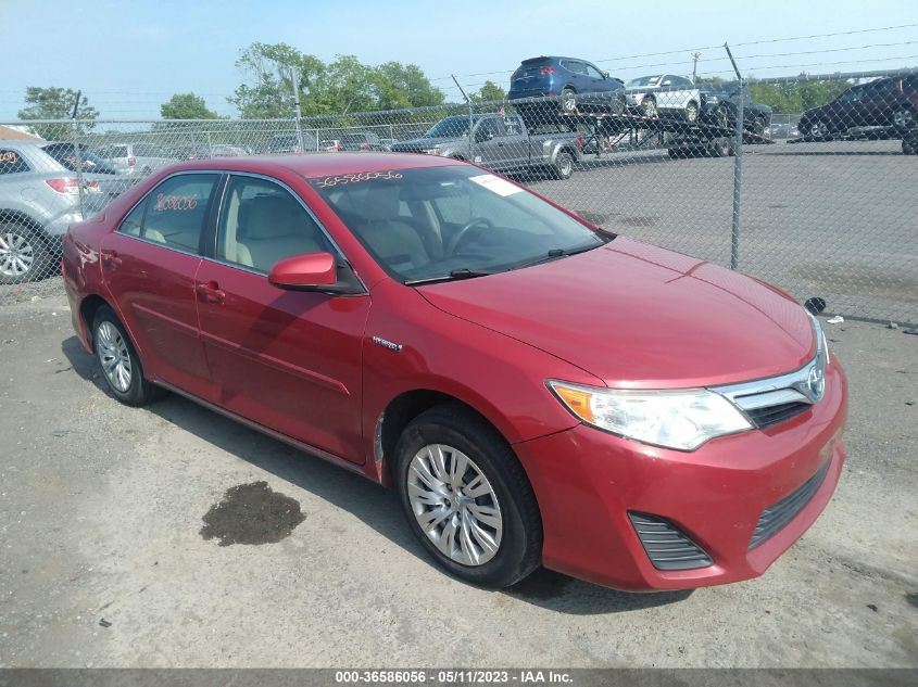 2014 TOYOTA CAMRY HYBRID LE/XLE/SE LIMITED EDITION - 4T1BD1FK5EU137247