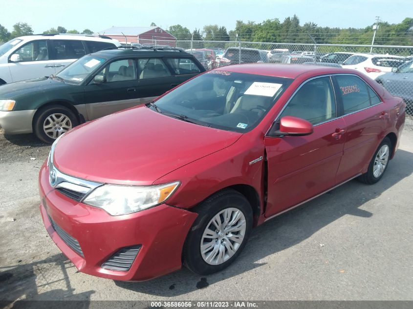 2014 TOYOTA CAMRY HYBRID LE/XLE/SE LIMITED EDITION - 4T1BD1FK5EU137247