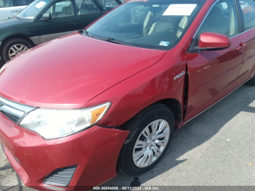 2014 TOYOTA CAMRY HYBRID LE/XLE/SE LIMITED EDITION - 4T1BD1FK5EU137247