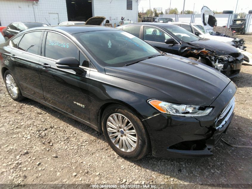 2013 FORD FUSION SE HYBRID - 3FA6P0LU1DR177334