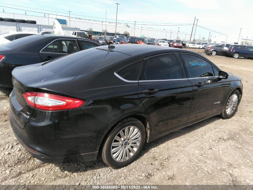 2013 FORD FUSION SE HYBRID - 3FA6P0LU1DR177334