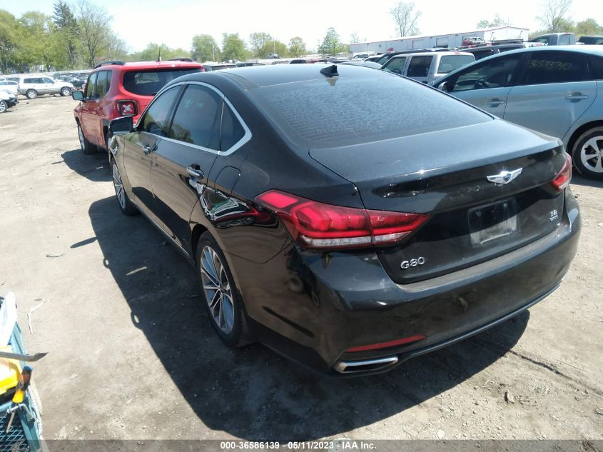 2017 GENESIS G80 3.8L KMHGN4JE8HU193709