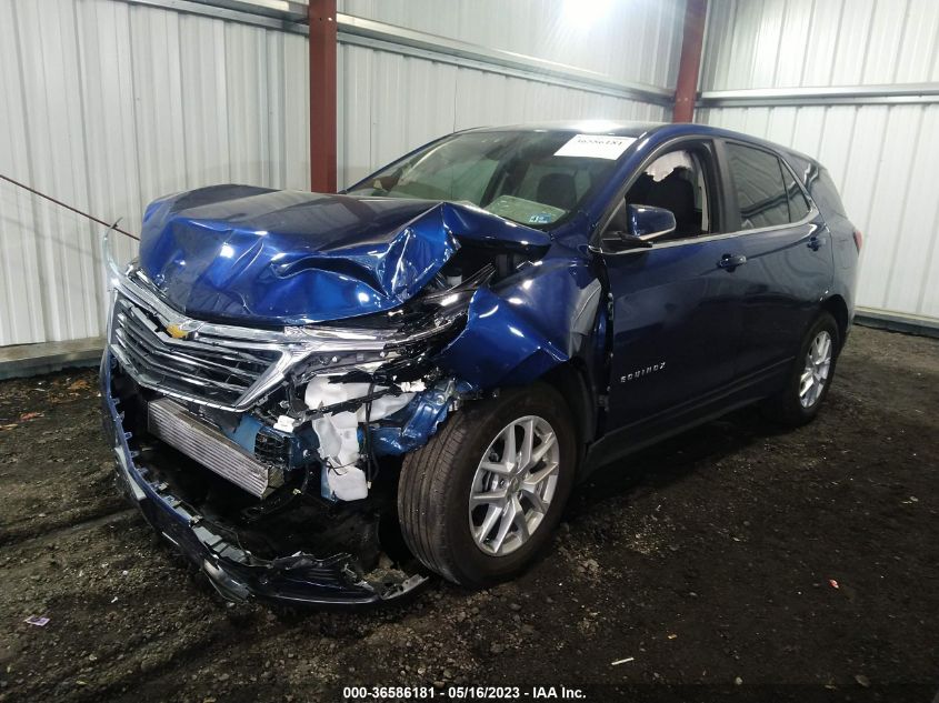 2022 CHEVROLET EQUINOX LT - 3GNAXKEV1NS101295