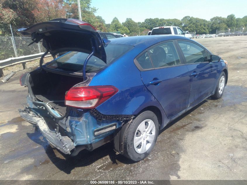 2017 KIA FORTE LX - 3KPFK4A70HE152841