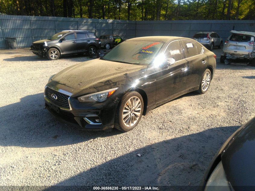 2021 INFINITI Q50 3.0T LUXE - JN1EV7BR7MM756146
