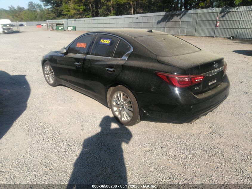 2021 INFINITI Q50 3.0T LUXE - JN1EV7BR7MM756146