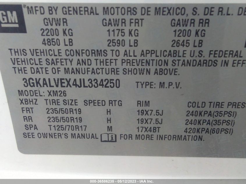 2018 GMC TERRAIN SLT - 3GKALVEX4JL334250