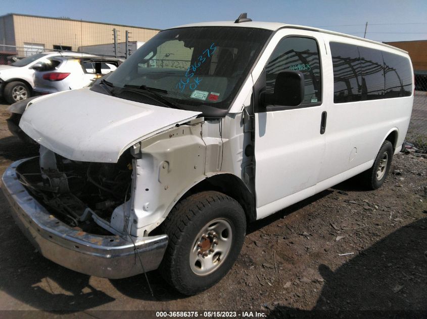 2017 CHEVROLET EXPRESS PASSENGER LT - 1GAWGFFG2H1335658