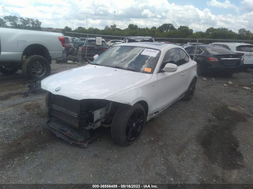 2013 BMW 1 SERIES 128I WBAUP7C54DVP25183